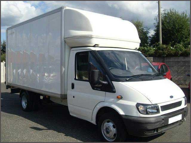 White Removals Services Truck