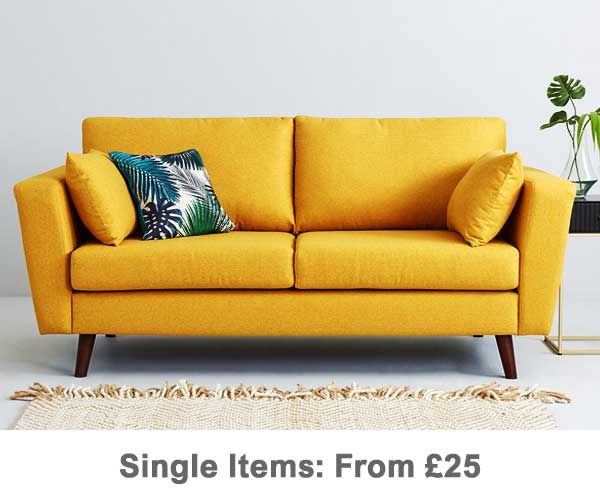 Single Item Moves - Yellow Sofa